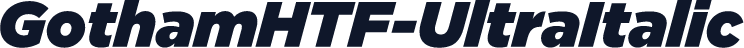 GothamHTF-UltraItalic