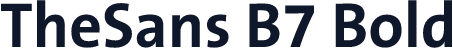 TheSans B7 Bold