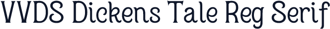 VVDS Dickens Tale Reg Serif