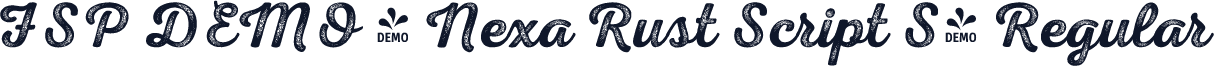 FSP DEMO - Nexa Rust Script S4 Regular
