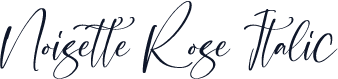 Noisette Rose Italic