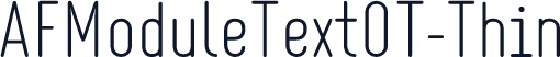 ☞AFModuleTextOT-Thin