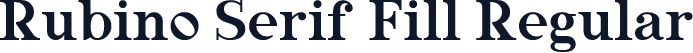 Rubino Serif Fill Regular