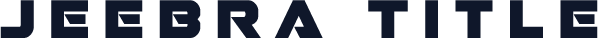 Jeebra Title