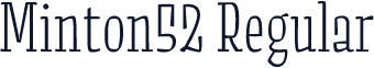 Minton52 Regular