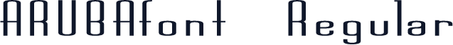 ARUBAfont Regular