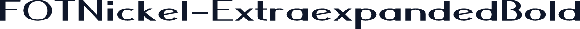 FOTNickel-ExtraexpandedBold