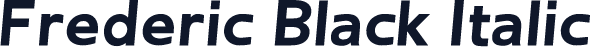 Frederic Black Italic