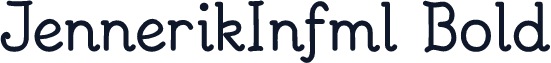 JennerikInfml Bold