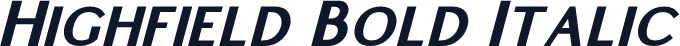 Highfield Bold Italic
