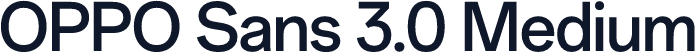 OPPO Sans 3.0 Medium
