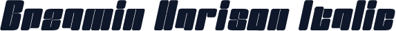 Bezamin Harison Italic