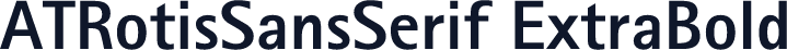 ATRotisSansSerif ExtraBold