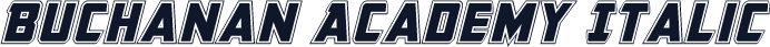 Buchanan Academy Italic
