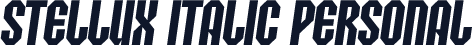 Stellux Italic Personal