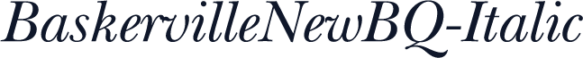 BaskervilleNewBQ-Italic