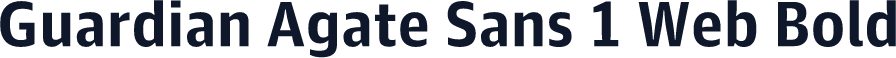 Guardian Agate Sans 1 Web Bold