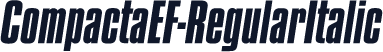 CompactaEF-RegularItalic