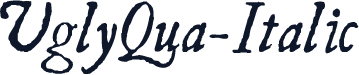UglyQua-Italic