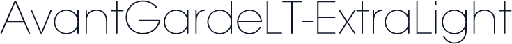 AvantGardeLT-ExtraLight