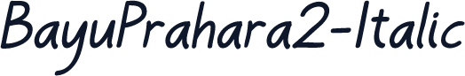 BayuPrahara2-Italic