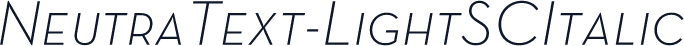 NeutraText-LightSCItalic