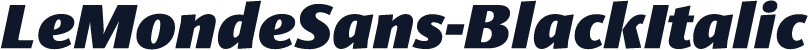 LeMondeSans-BlackItalic
