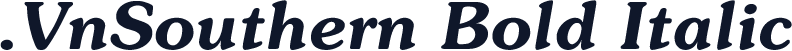 .VnSouthern Bold Italic