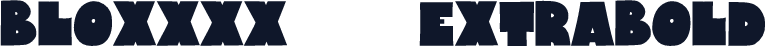 Bloxxxx    ExtraBold