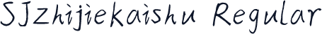 SJzhijiekaishu Regular
