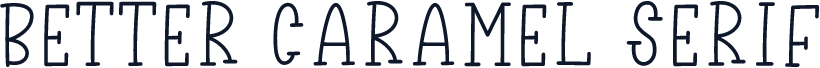 Better Caramel Serif