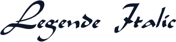 Legende Italic