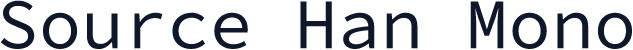 Source Han Mono