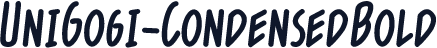 UniGogi-CondensedBold