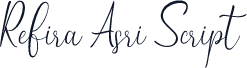 Refira Asri Script