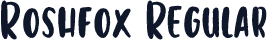 Roshfox Regular
