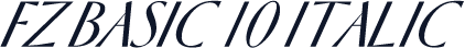FZ BASIC 10 ITALIC