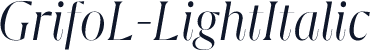 GrifoL-LightItalic