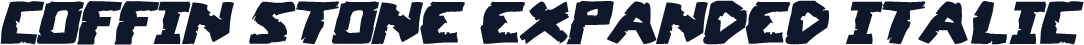 Coffin Stone Expanded Italic