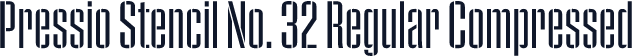 Pressio Stencil No. 32 Regular Compressed