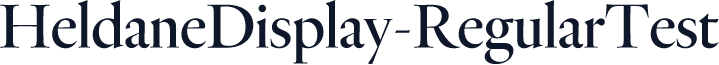HeldaneDisplay-RegularTest