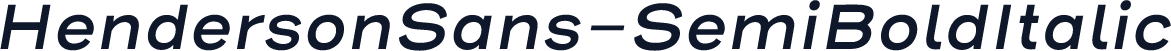 HendersonSans-SemiBoldItalic