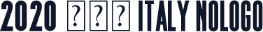 2020 意大利 Italy nologo