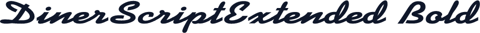 DinerScriptExtended Bold