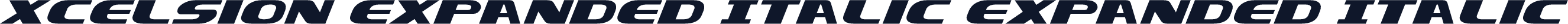 Xcelsion Expanded Italic Expanded Italic