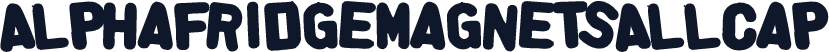 AlphaFridgeMagnetsAllCap