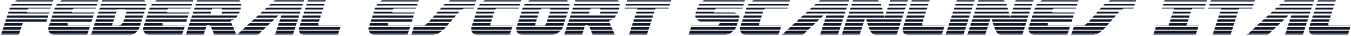 Federal Escort Scanlines Ital