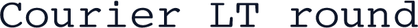 Courier LT round
