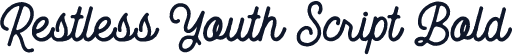 Restless Youth Script Bold