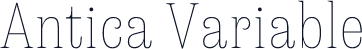 Antica Variable
